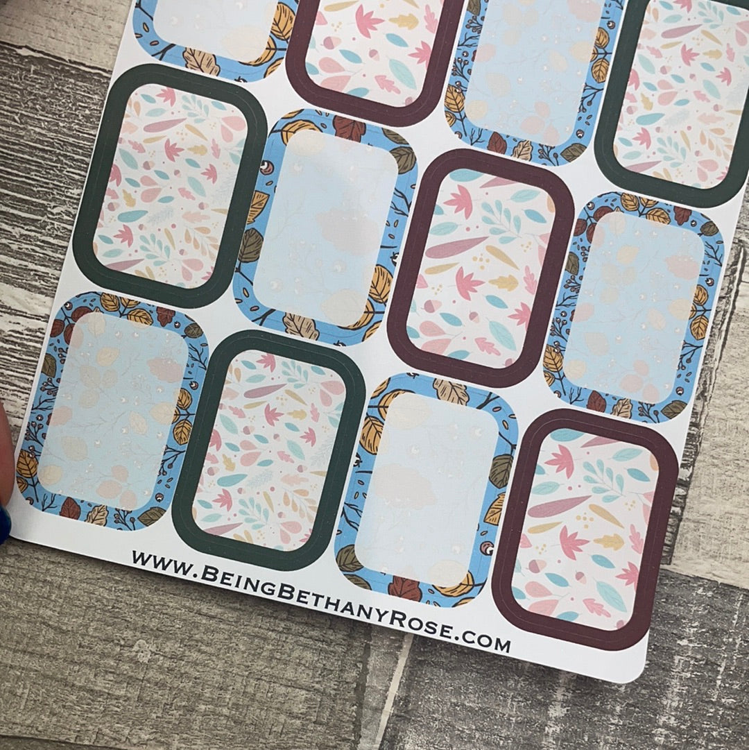 Autumn Leaves Emma half box stickers (DPD2199)