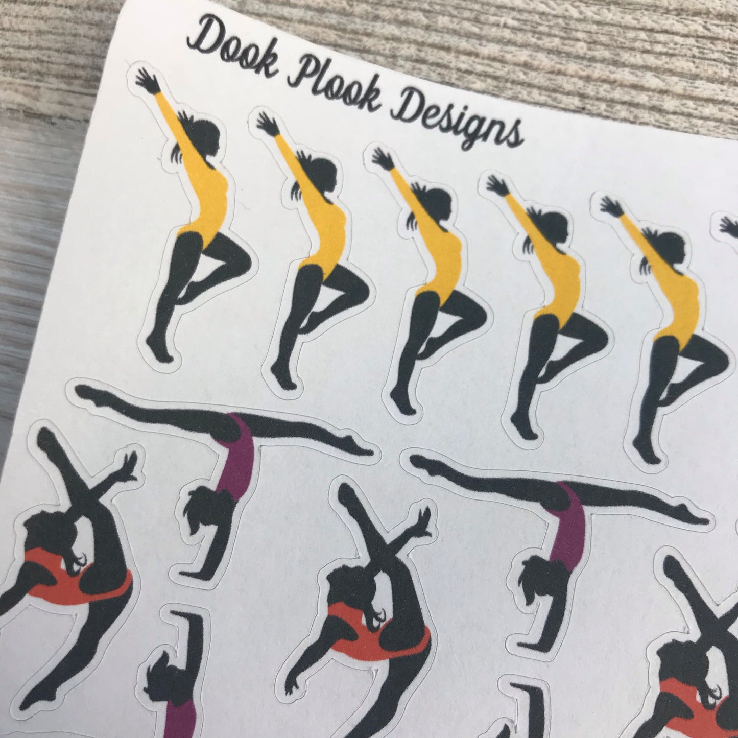 Gymnastics stickers (DPD676)