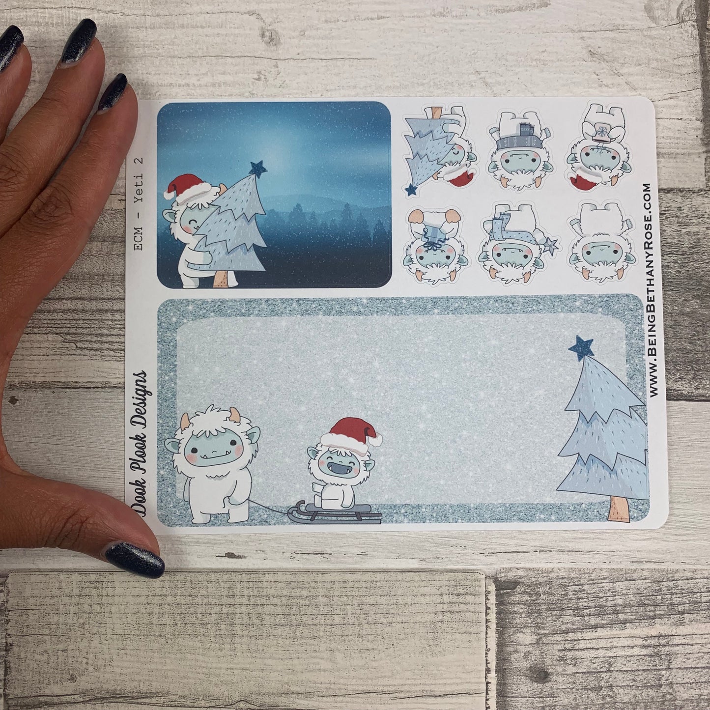 Erin Condren Month Note Pages (Yeti)