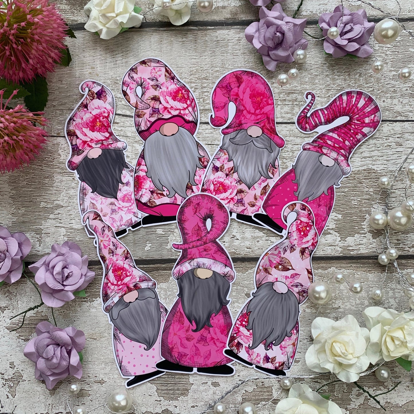 Rose Gonk Die cut (Basil)