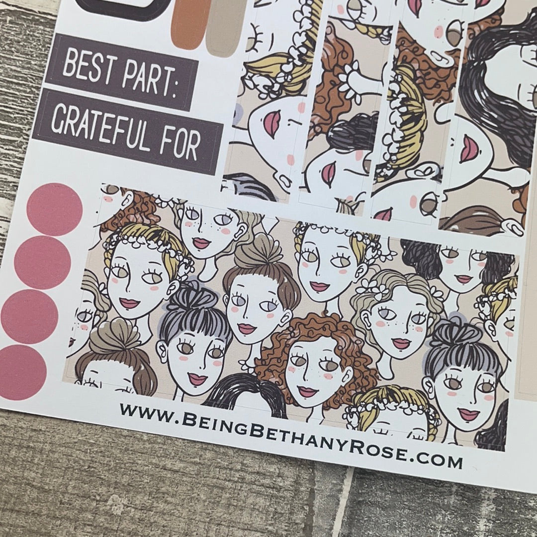 (0559) Passion Planner Daily stickers - Ladies
