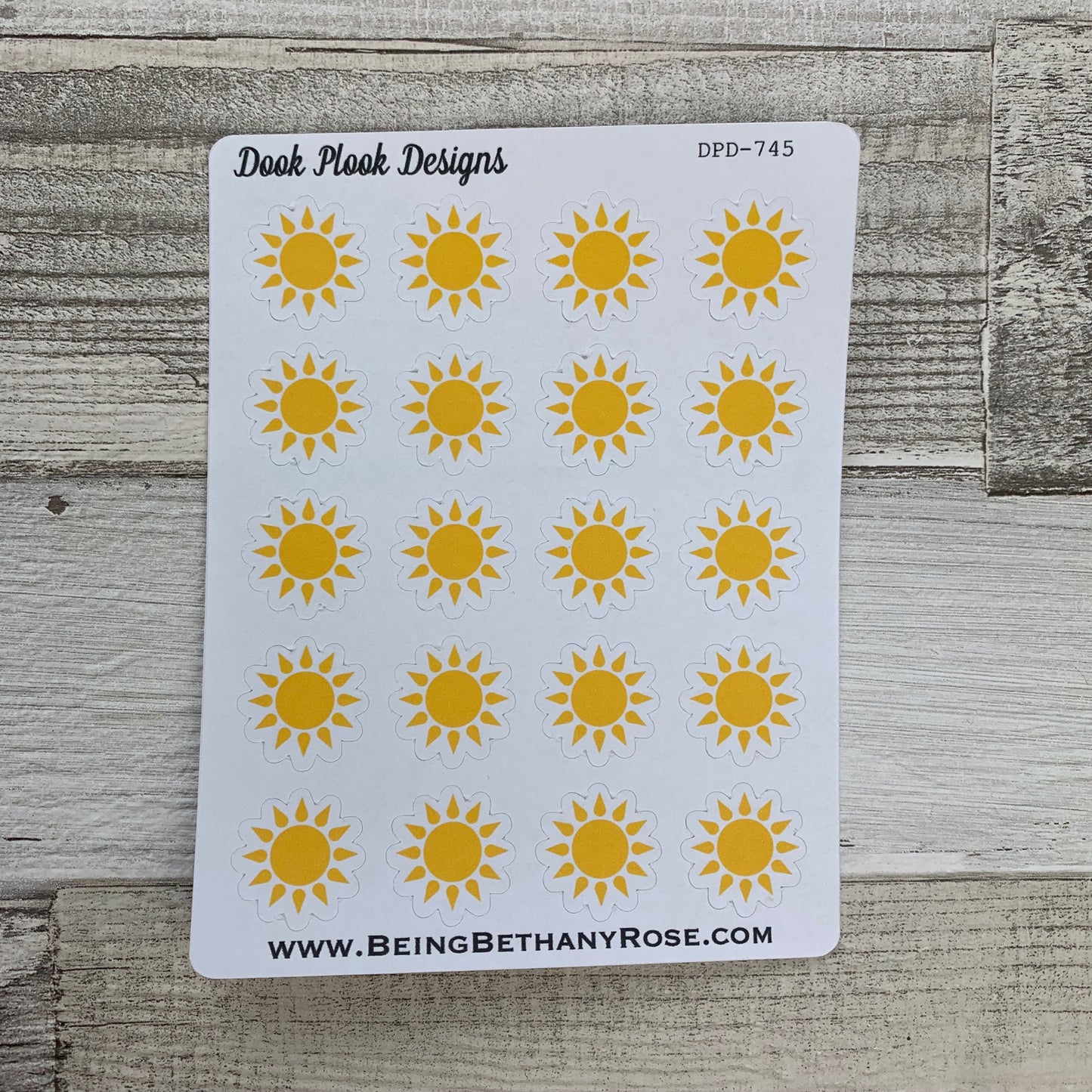 Sunshine stickers (DPD745)