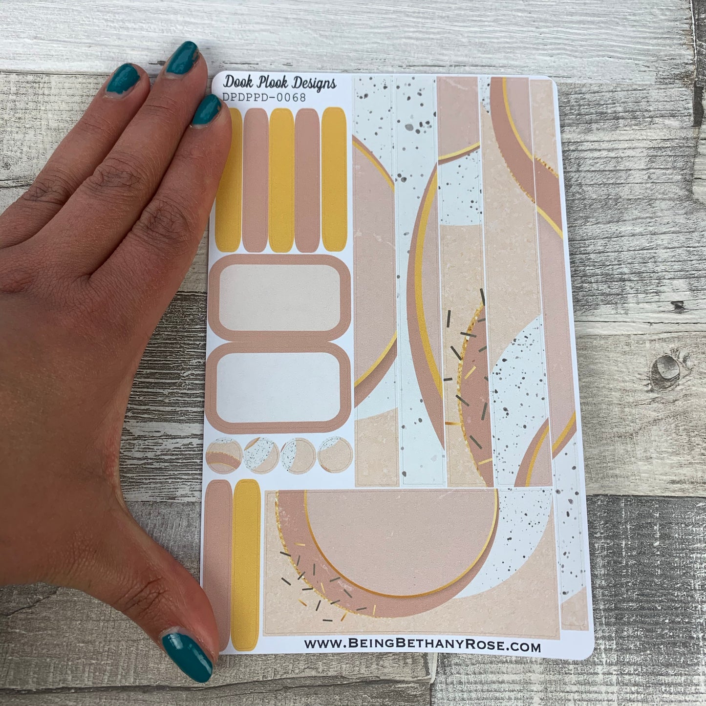 (0068) Passion Planner Daily stickers - Abstract Circles