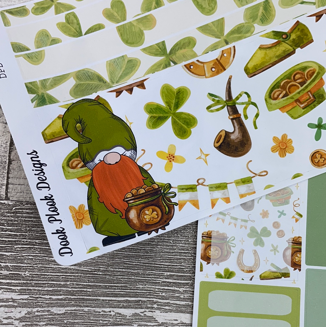 St Patrick's Day Gonk Monthly Passion Planner Kit (DPD-M004)