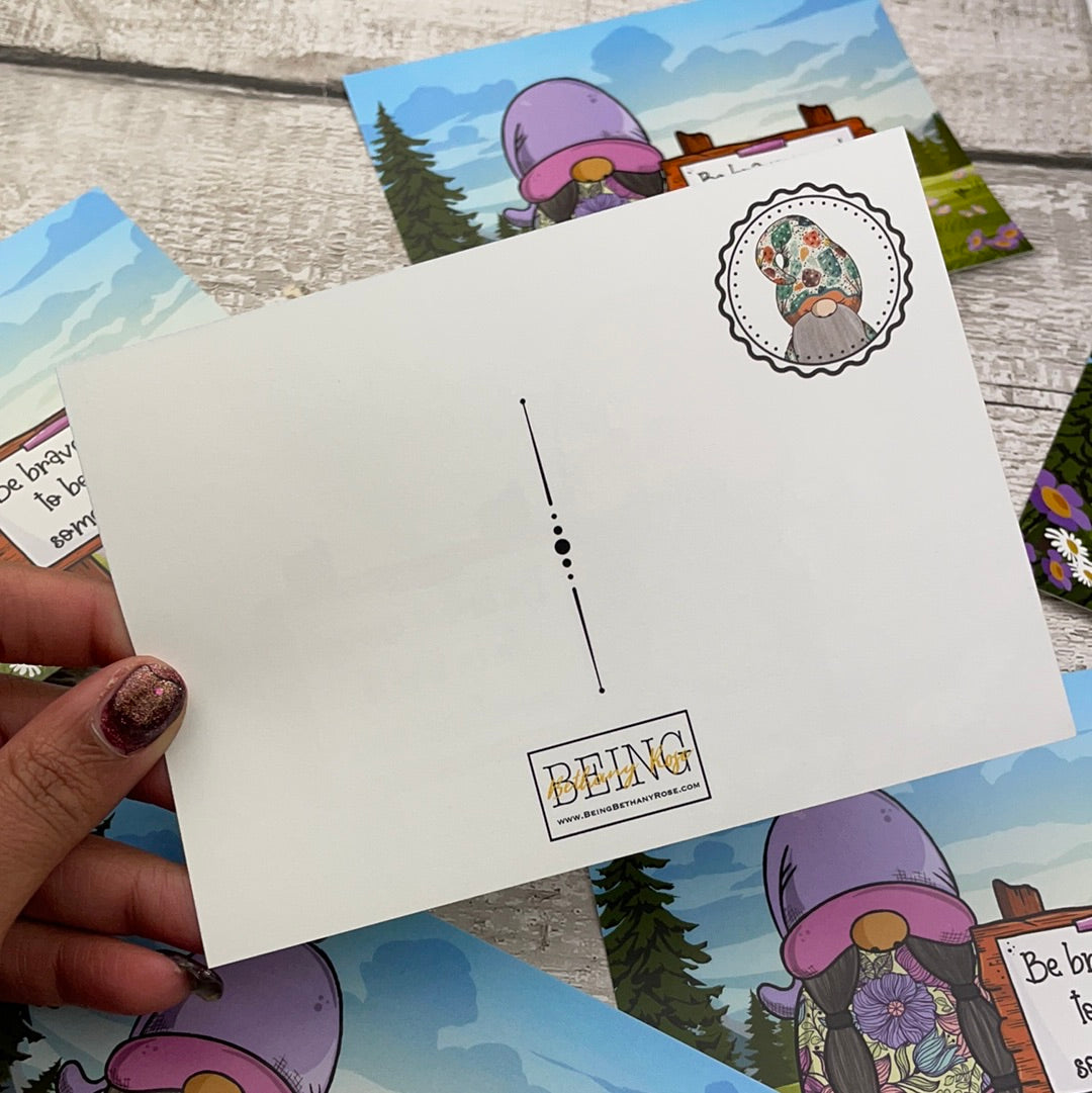 Postcard - Gretel Be Brave Enough