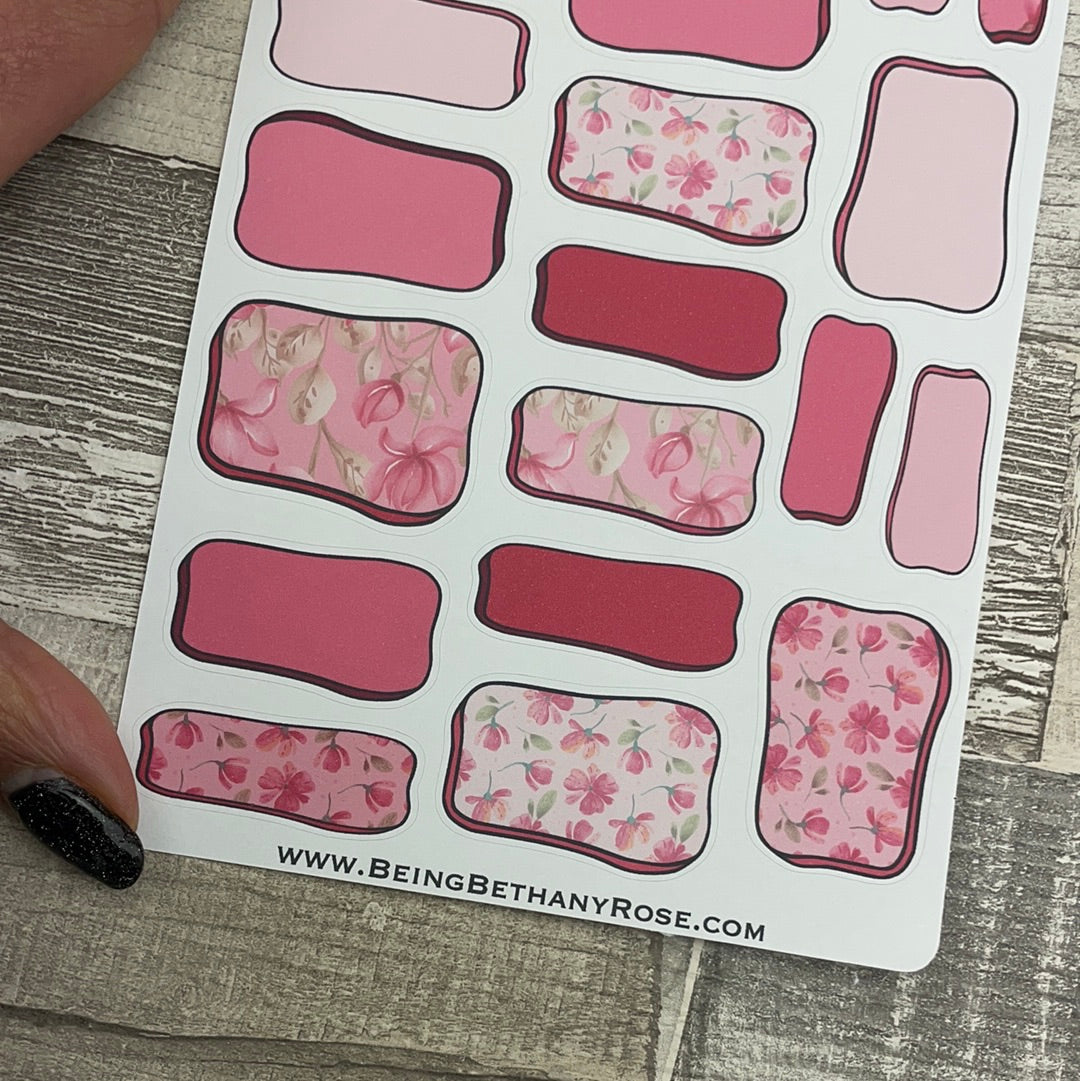 Sophia Hand drawn box stickers (DPD2488)