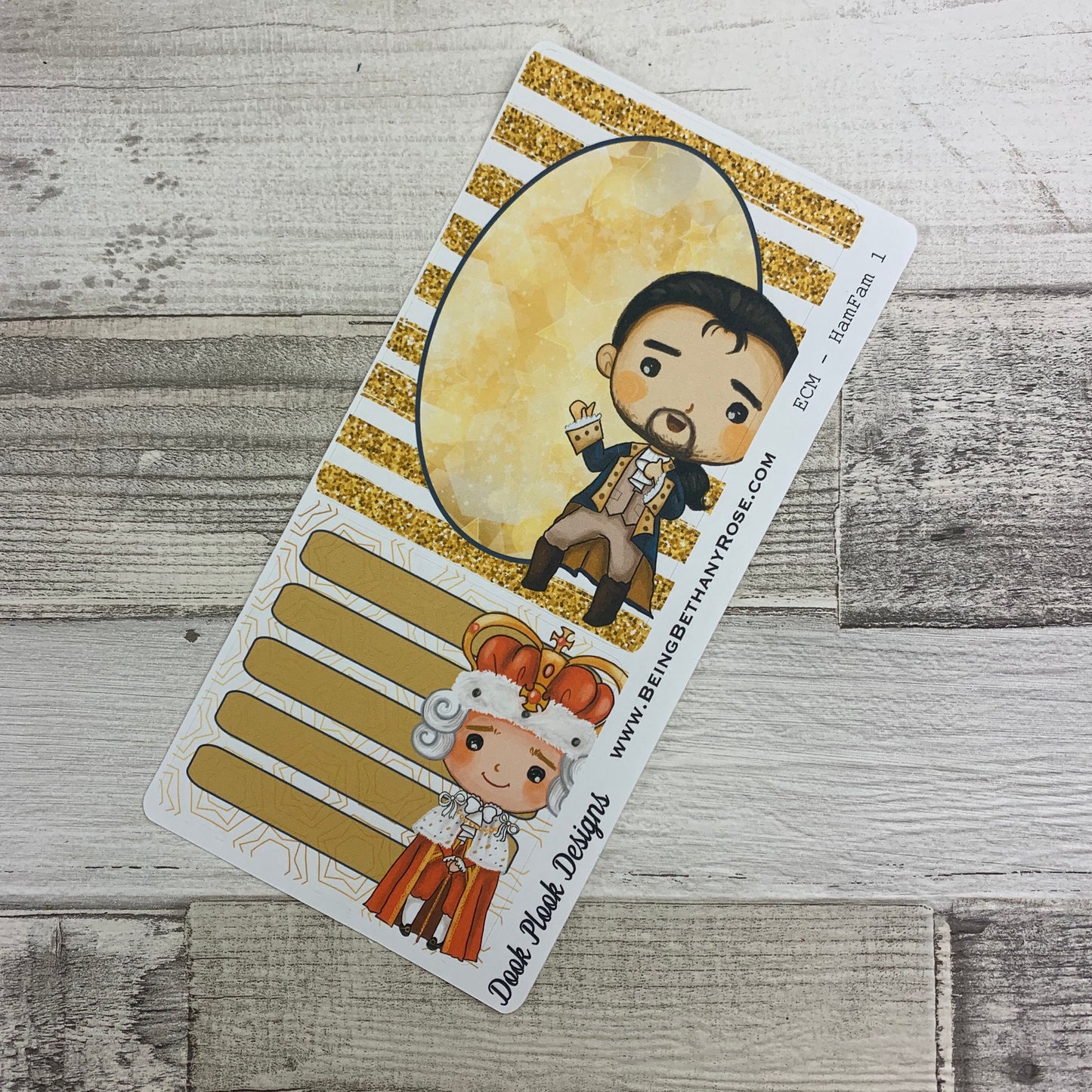 Erin Condren Month Dashboard Note Pages (HamFam)