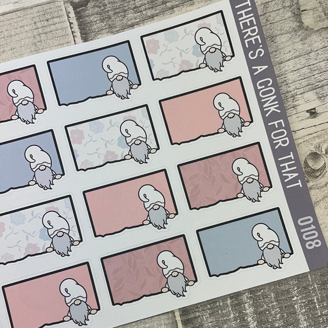 Laurel Ripped Notes Peeping Gnorman Sticker (GFT-0108)