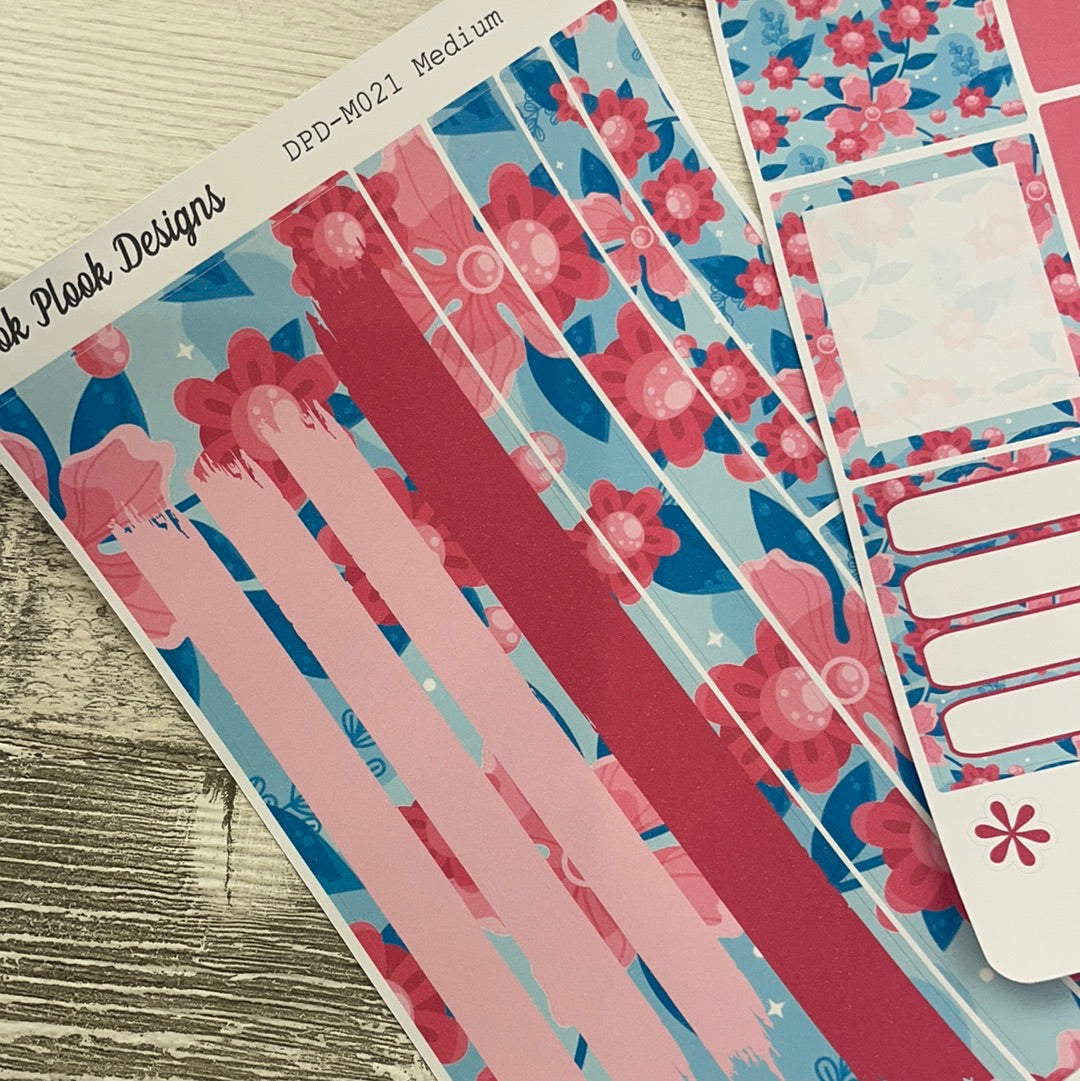 April Flowers Monthly Passion Planner Kit (DPD-M022)