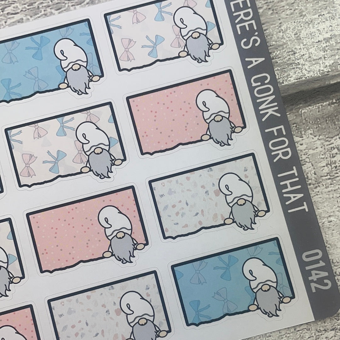 Eloise Bow Ripped Peeping Gnorman Sticker (GFT-0142)
