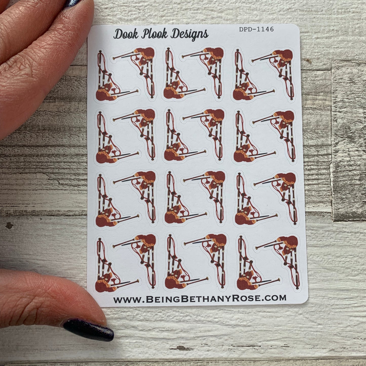 Bagpipe stickers (DPD1146)