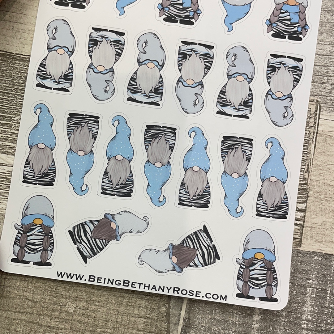 Blue Zebra Gonk Character Stickers Mixed (DPD-2114)