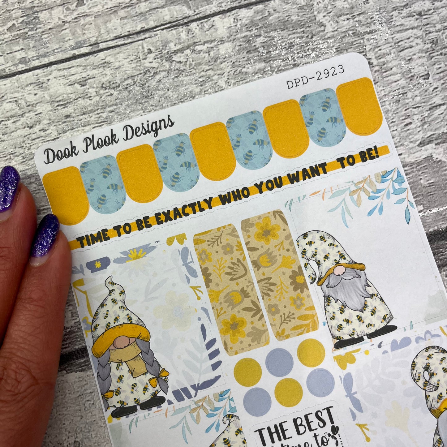 Belinda Bee Functional Journal planner stickers (DPD2923)