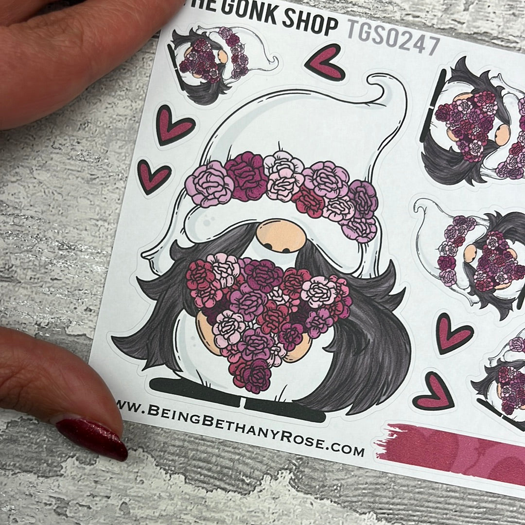 Bride Hetty Wedding Gonk Stickers (TGS0247)