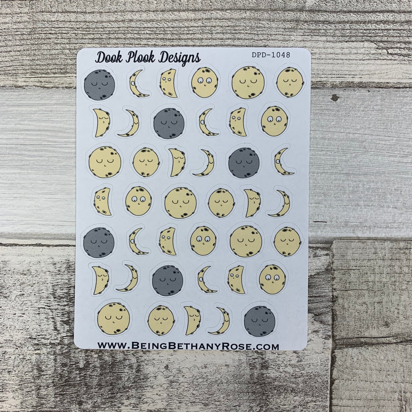 Moon phase stickers (DPD1048)