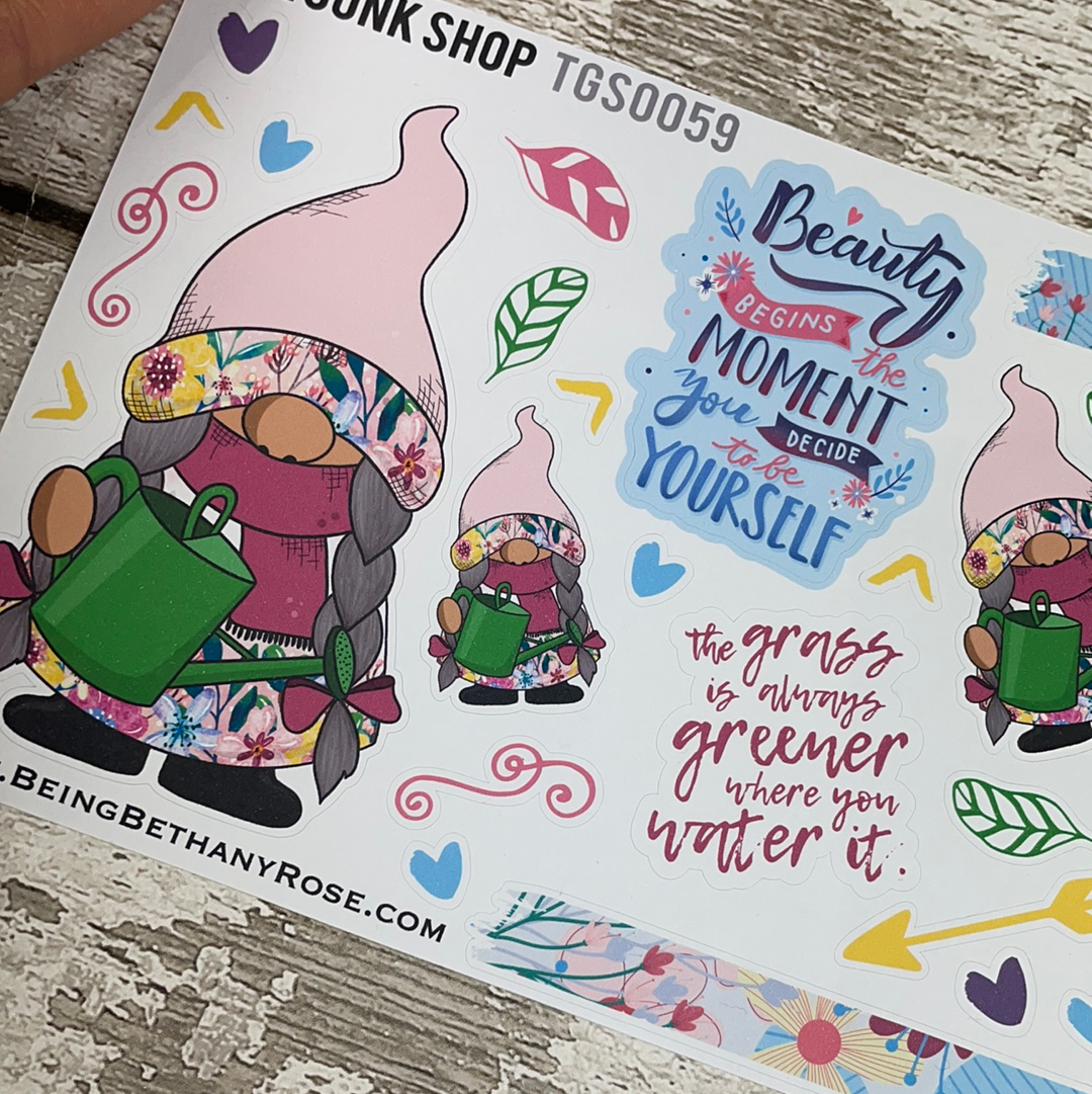 Gardening Chip Gonk Stickers (TGS0059)