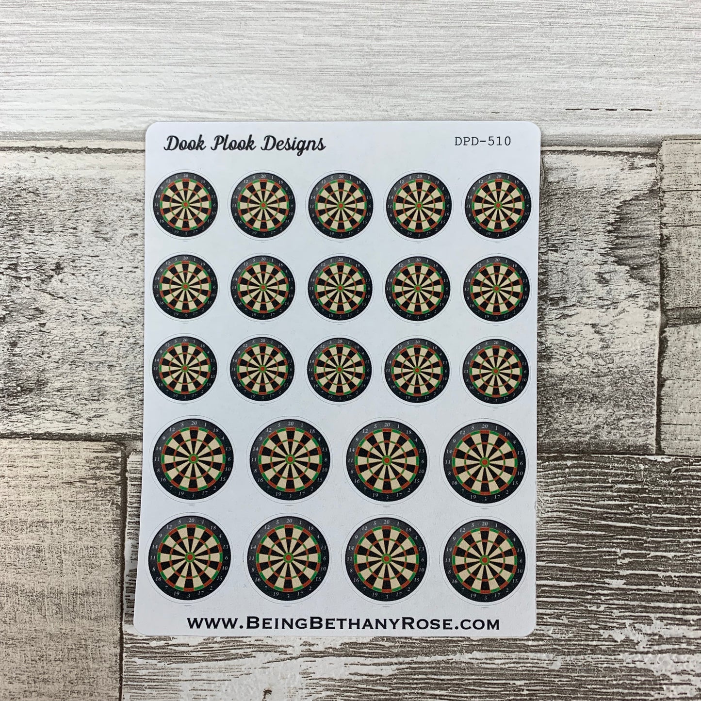 Dart board stickers (DPD510)