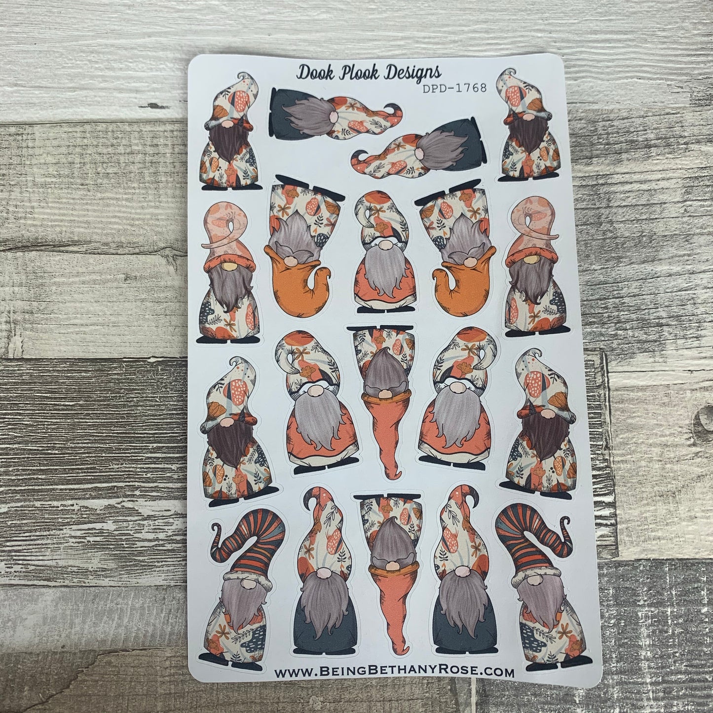 Arty Gonk Character Stickers Mixed (DPD-1768)