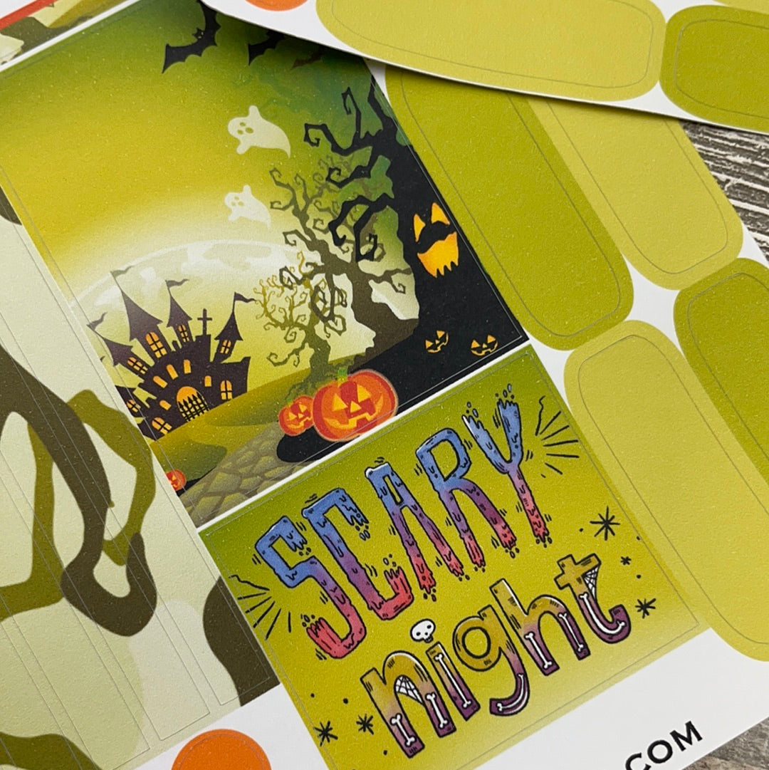 Halloween pumpkin Passion Planner Week Kit (DPD2306)