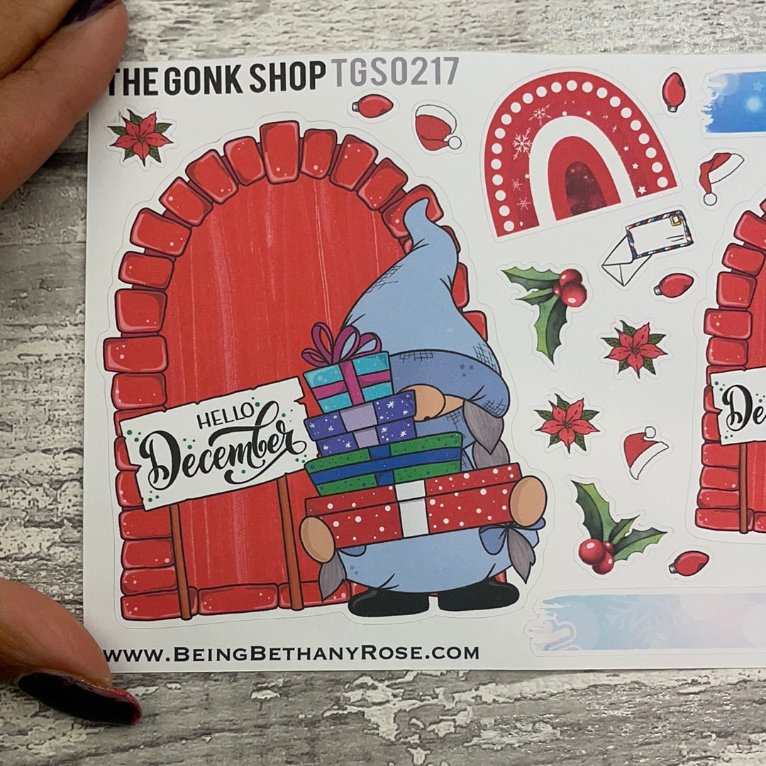 Hello December Chip Door Gonk Stickers (TGS0217)