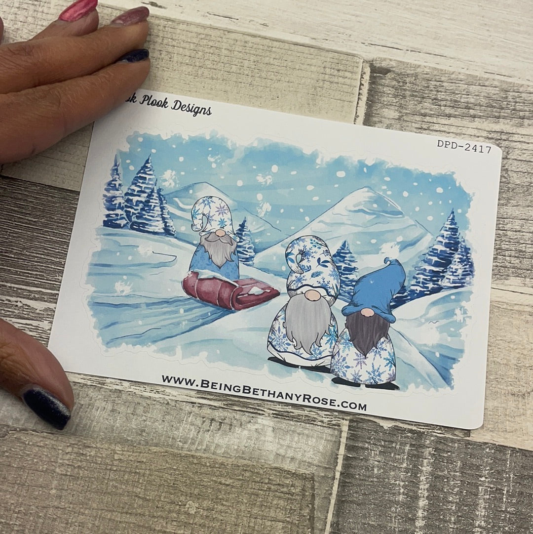 Winter Gonk Scene Sticker (DPD2417)