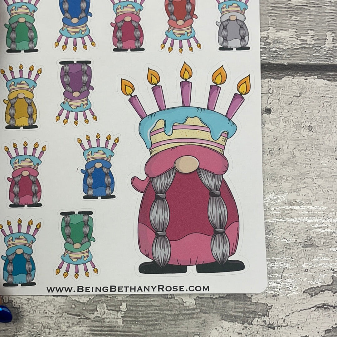 Birthday Gonk Character Stickers (DPD-2894)