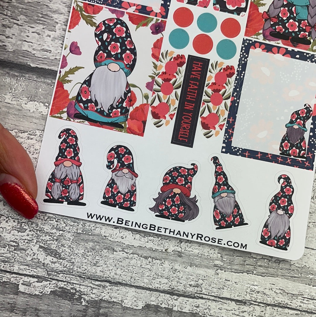 Polly Poppy Gonk functional stickers (DPD2766)