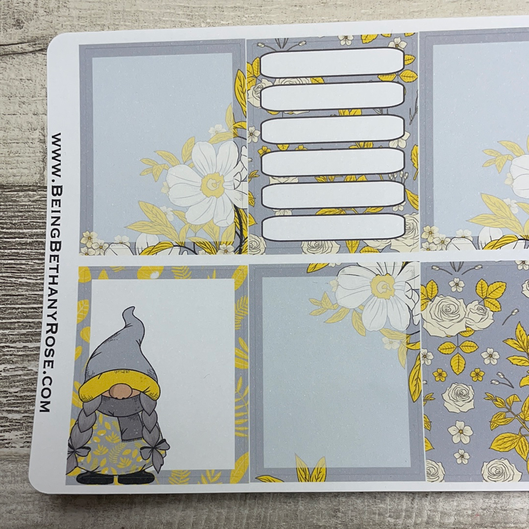 Yellow Flower Gonk full box stickers (DPD1966)