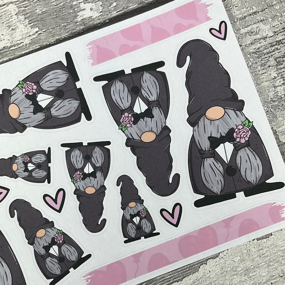 Groom Cullen Wedding Gonk Stickers (TGS0244)