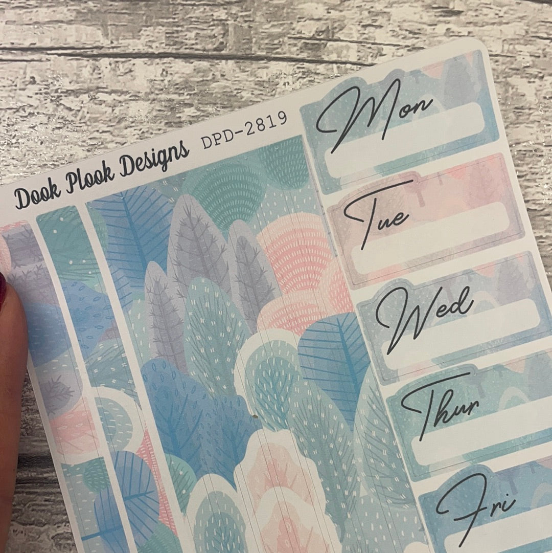 Kendall - One sheet week planner stickers (DPD2819)