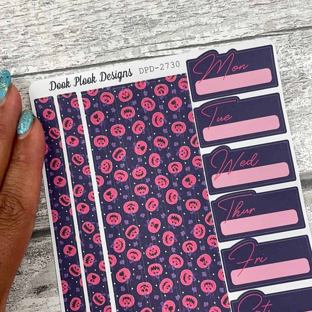 Elvira - One sheet week planner stickers (DPD2730)