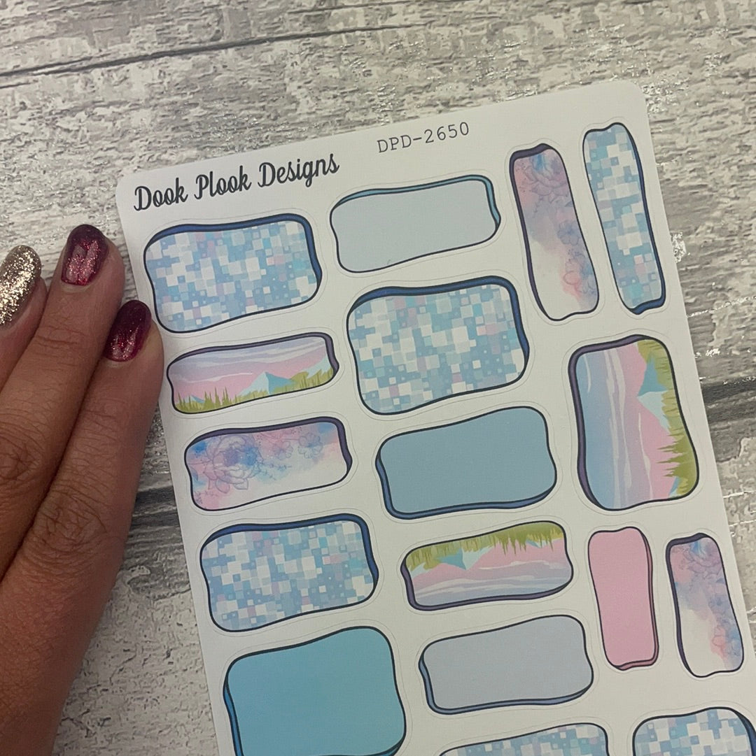 Peggy Hand drawn box stickers (DPD2650)