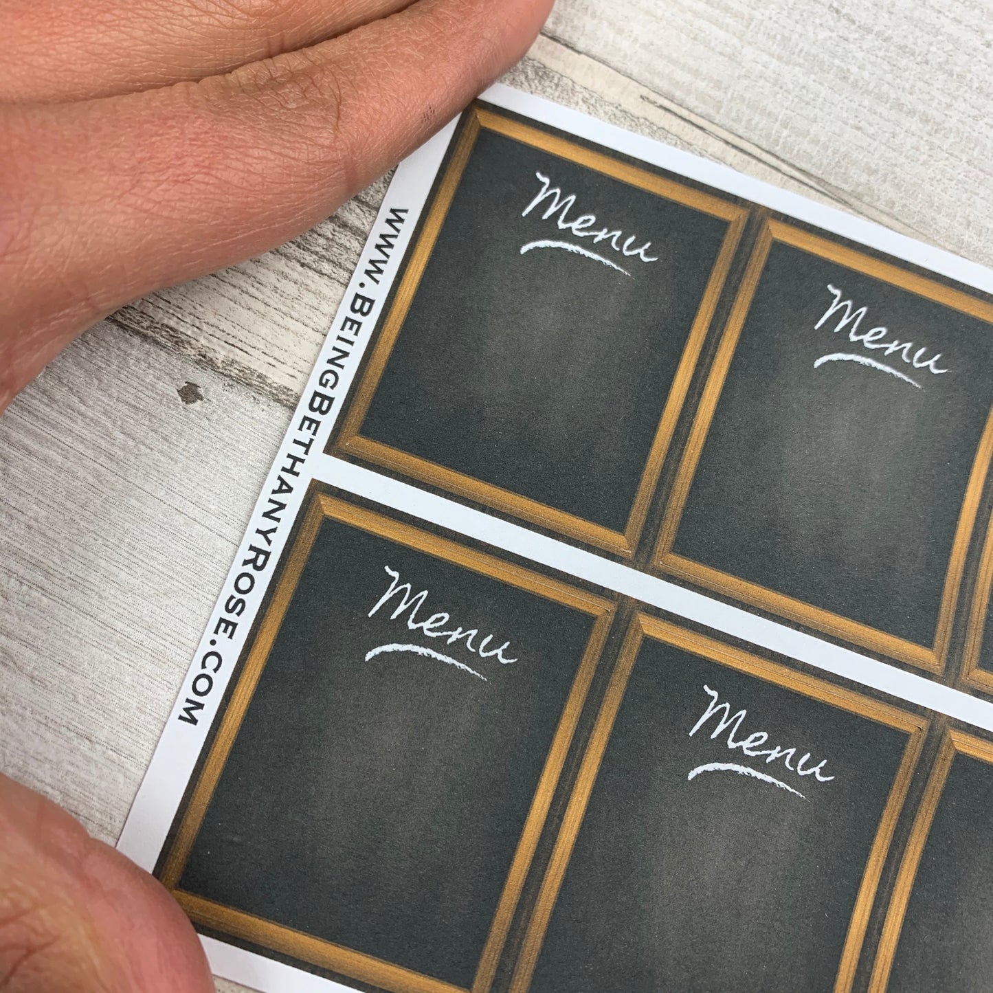 Meal planning (menu) stickers (DPD720)