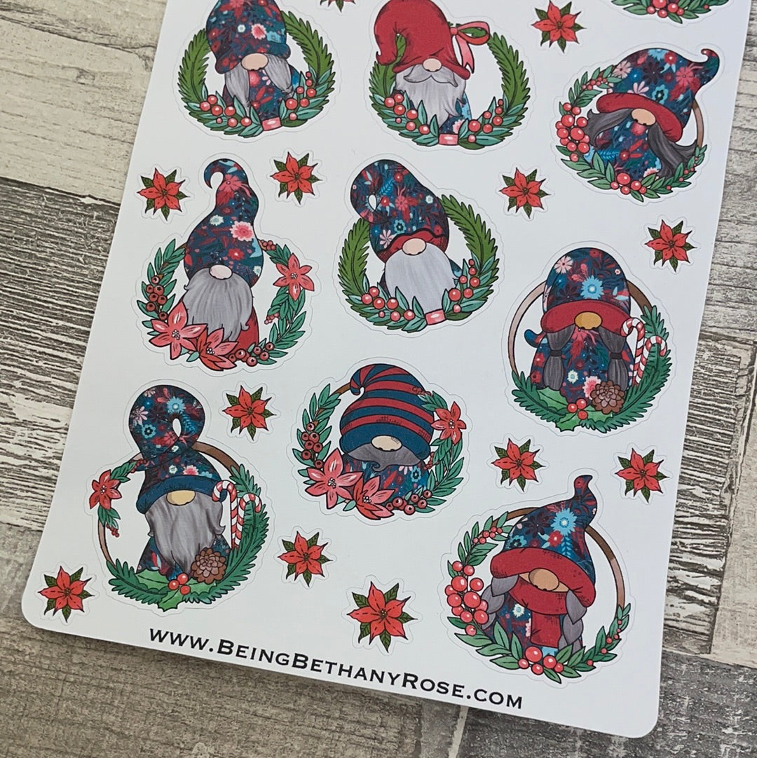 Wreath Gonk Character Stickers Mixed (DPD-2358)
