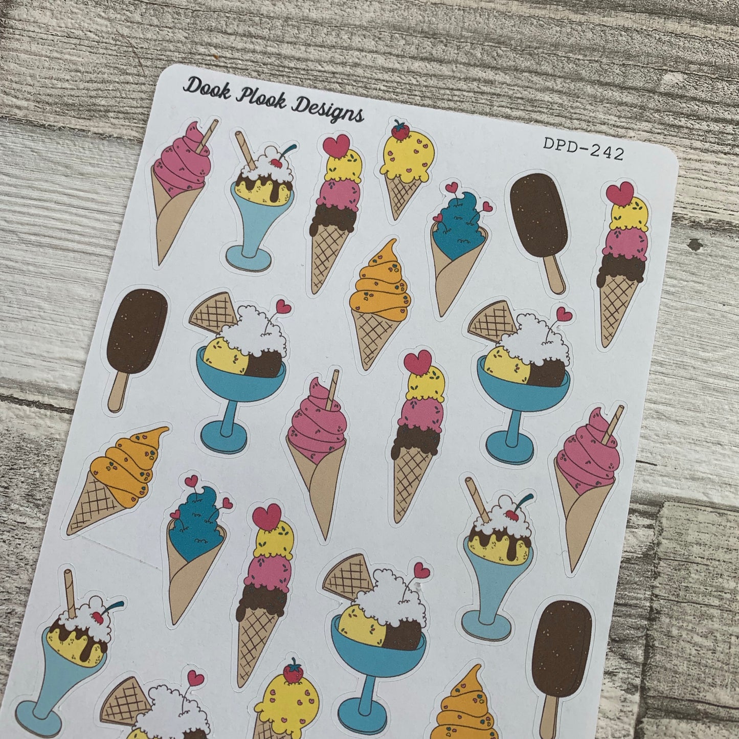 Ice cream stickers (DPD242)