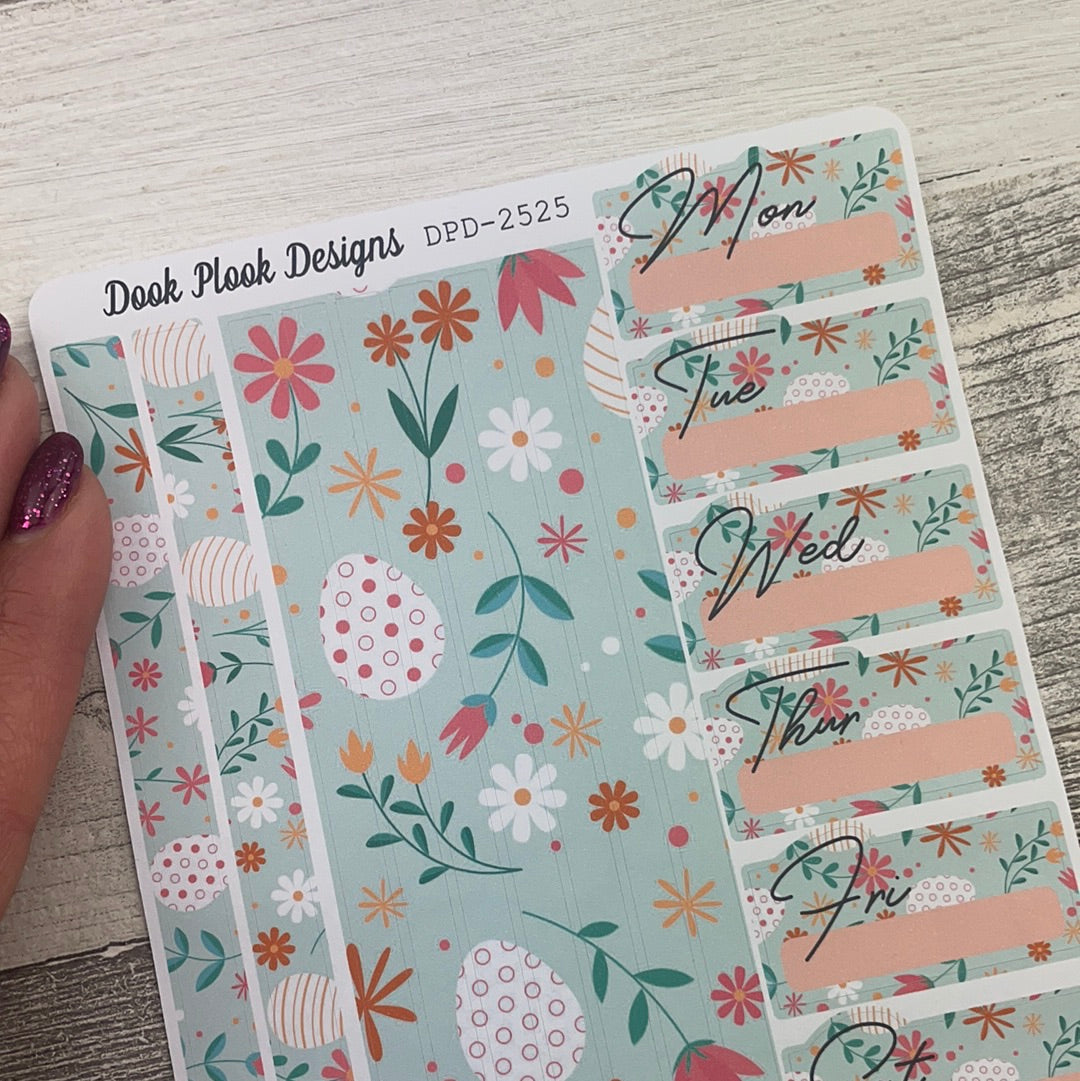 One sheet week planner stickers - Yara (DPD2525)