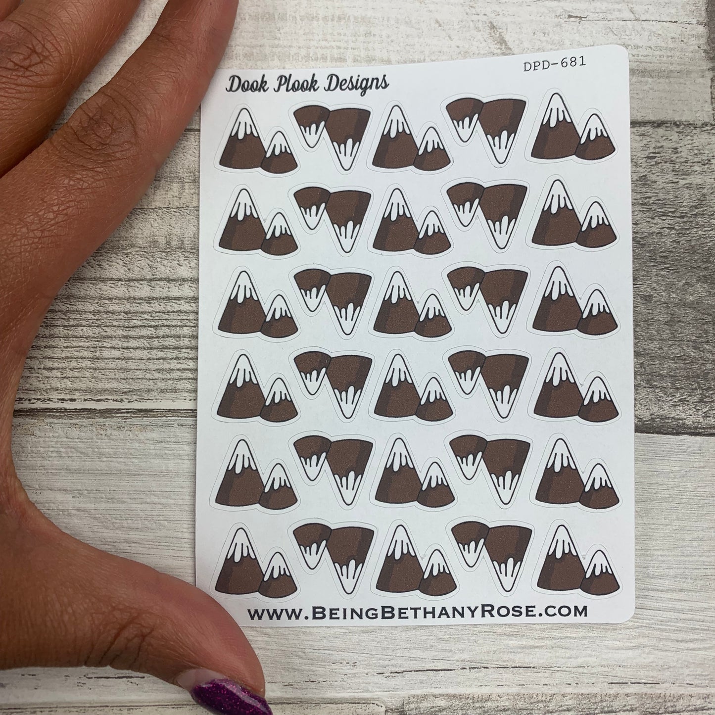 Mountain stickers (DPD681)