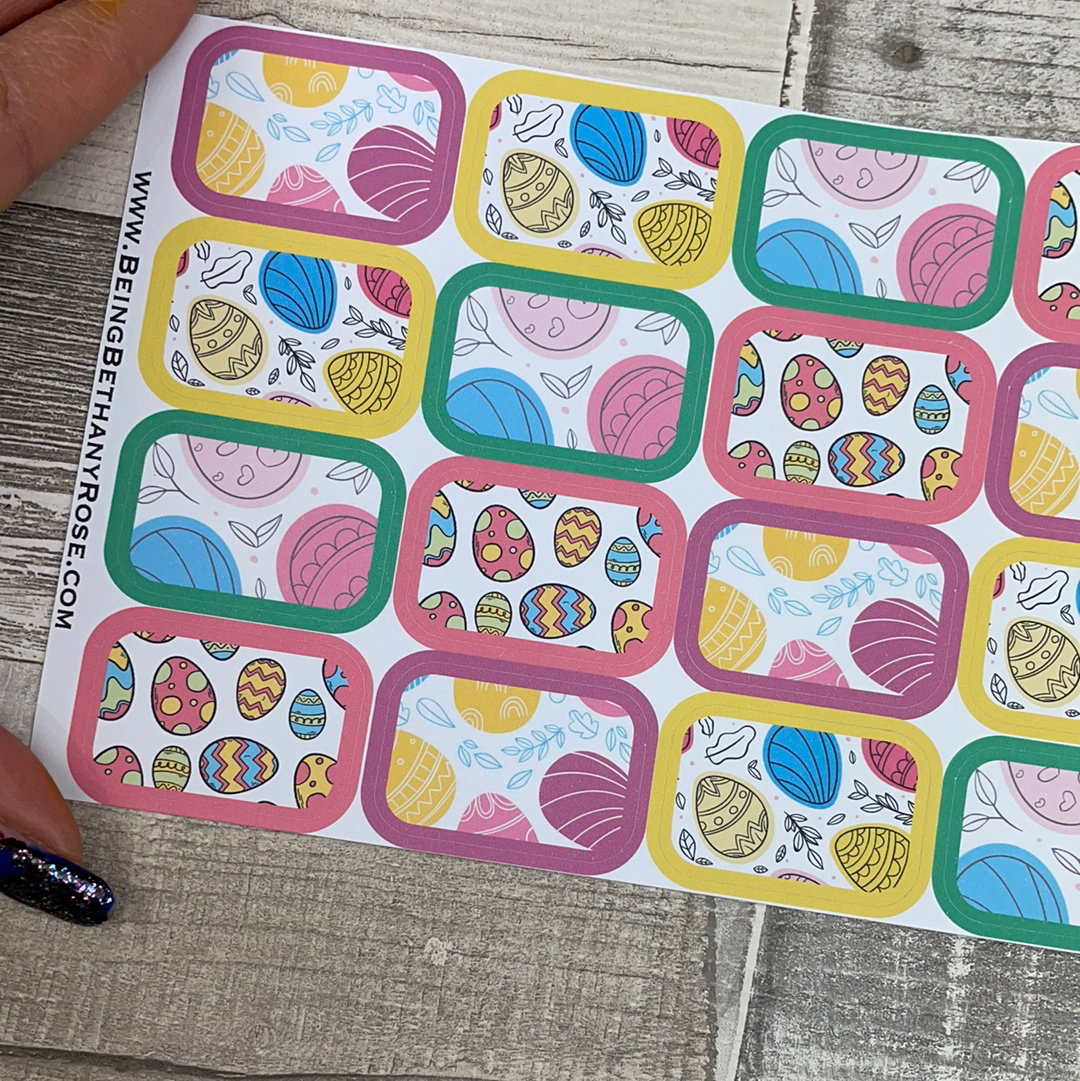 Easter Eggs half box stickers (DPD2031)