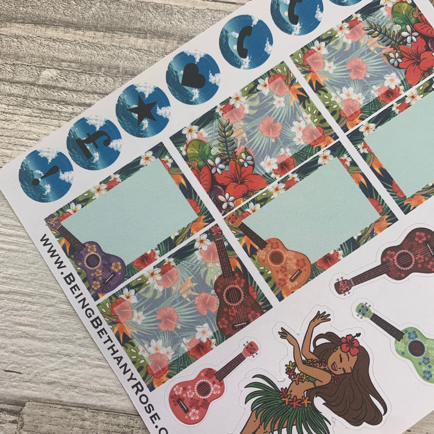 Hawaii / Aloha stickers kit (DPD1075)