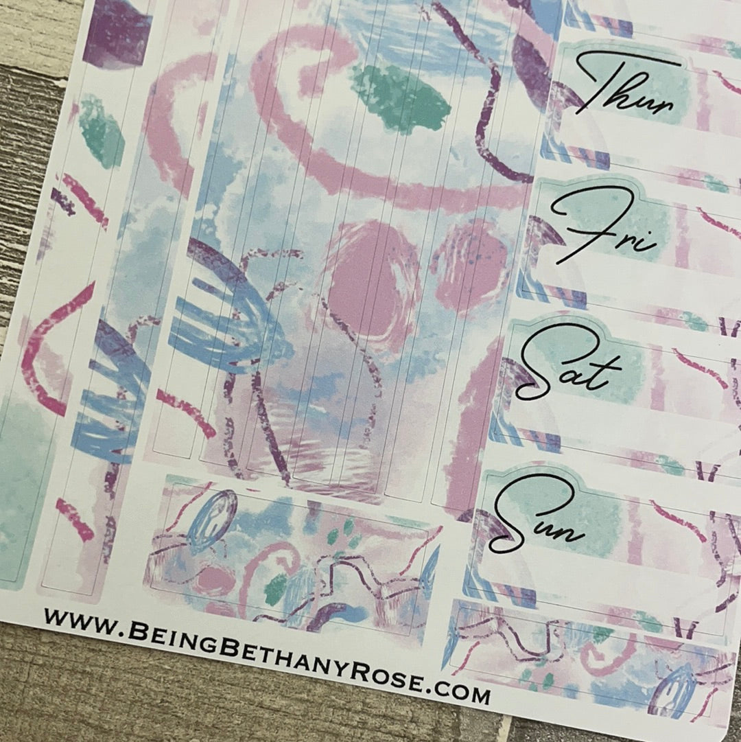 One sheet week medium passion planner stickers - Leonore (DPD2356)