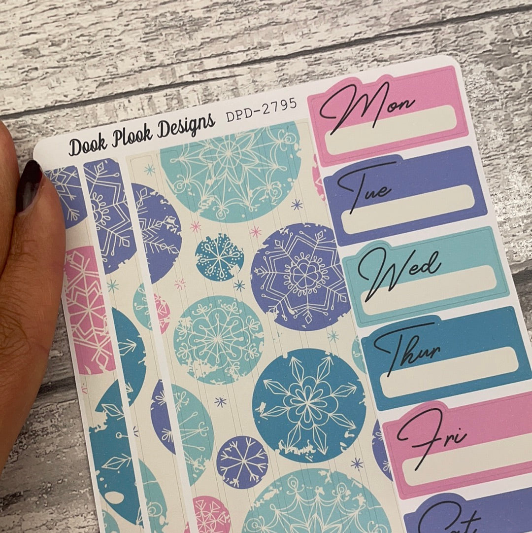 Merry - One sheet week planner stickers (DPD2795)