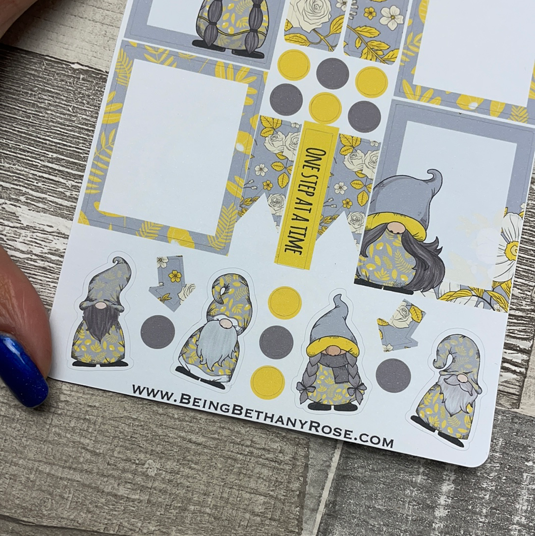 Yellow Flowers Gonk functional stickers (DPD1968)