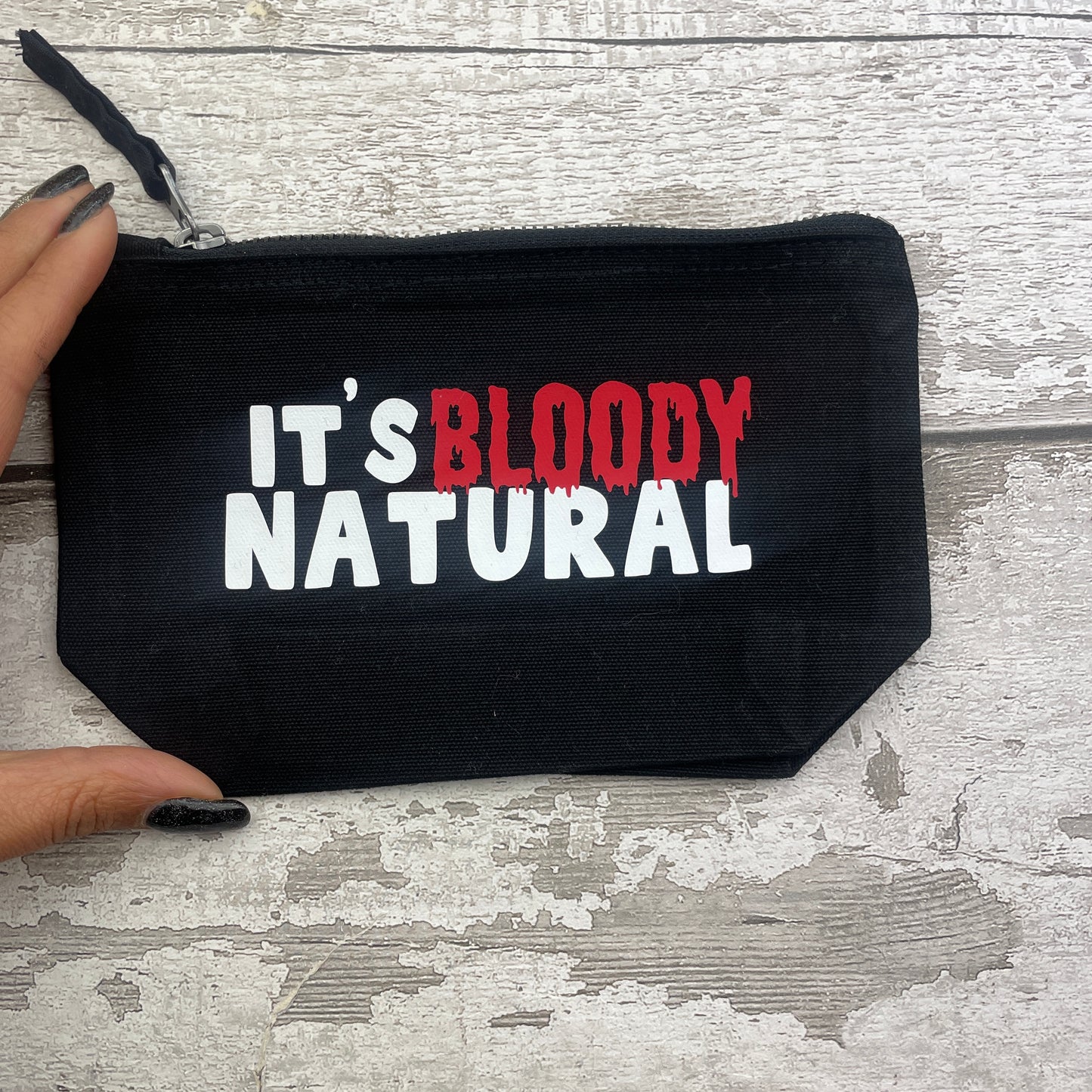 It's Bloody Natural - Tampon, pad, sanitary bag / Period Pouch