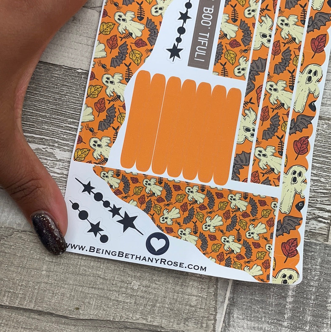 (0548) Passion Planner Daily stickers - Autumn Ghosts