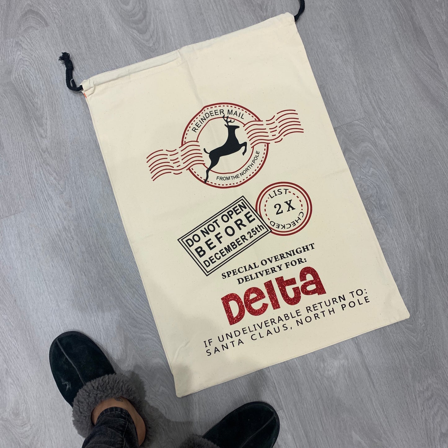 Personalised Christmas Sack - 50 x 70 cm