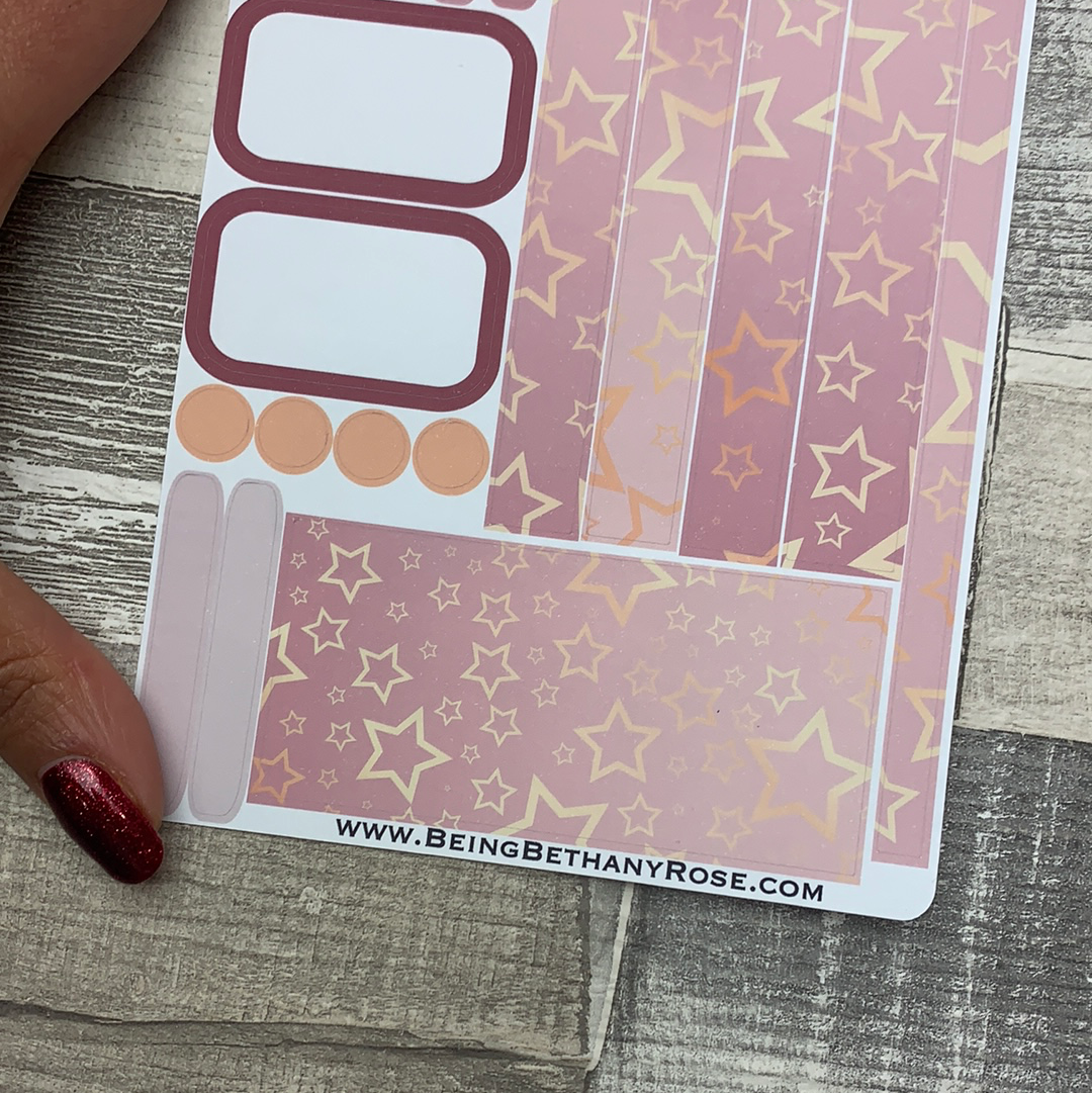 (0279) Passion Planner Daily stickers - stars