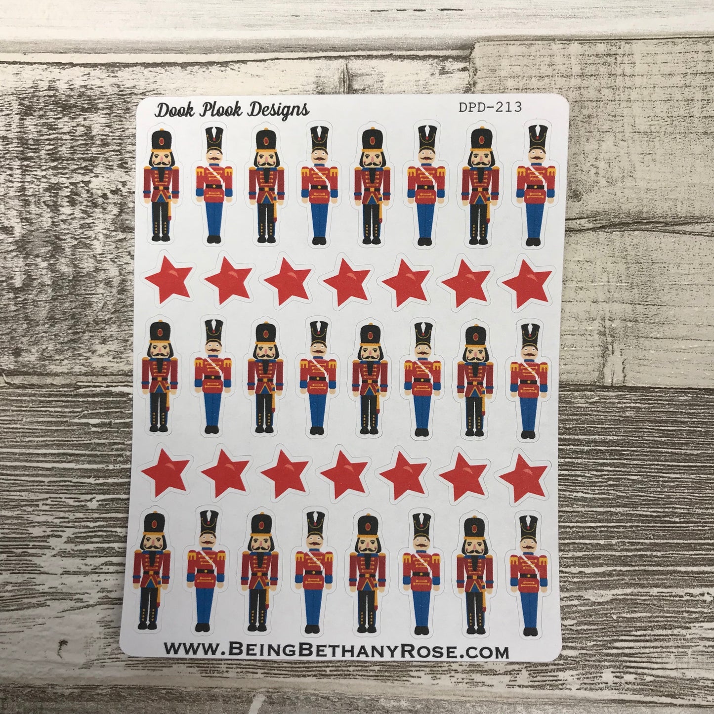 Nutcracker stickers (DPD213)
