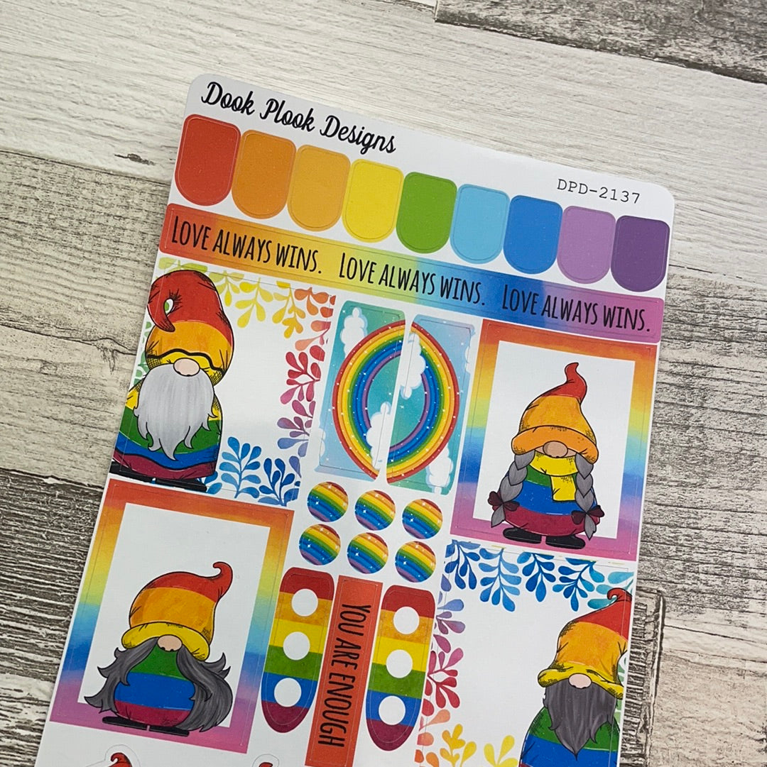 Rainbow Pride functional stickers (DPD2137)