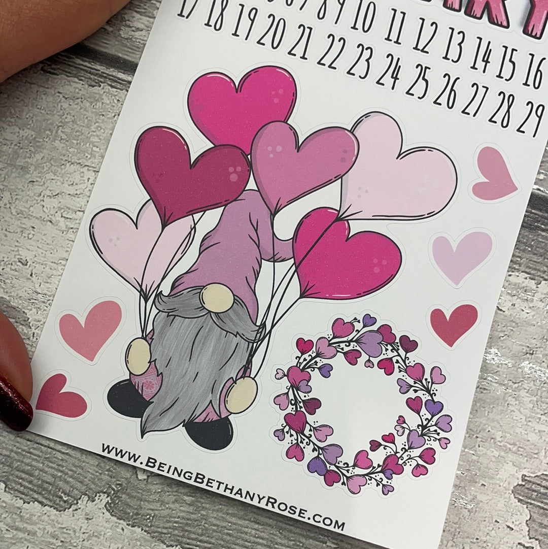 February journalling planner stickers (DPD2839)