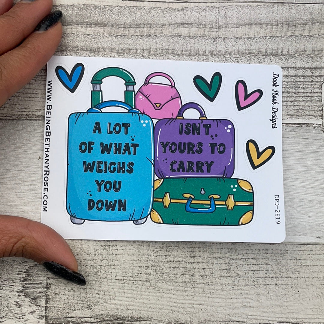 Motivational suitcase stickers (DPD2619)